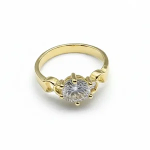 China Gold Ring with Stone