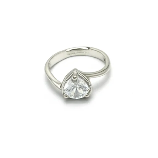Heart ring silver